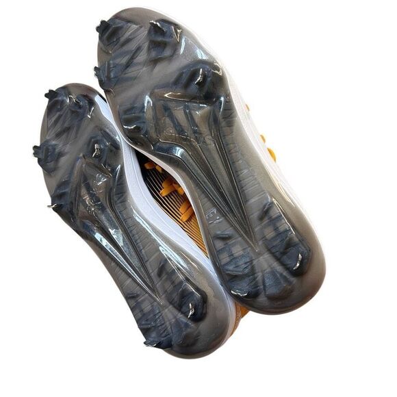 Adidas Afterburner 6 Baseball Cleats yellow and black Men’s Size 12 - Picture 6 of 7